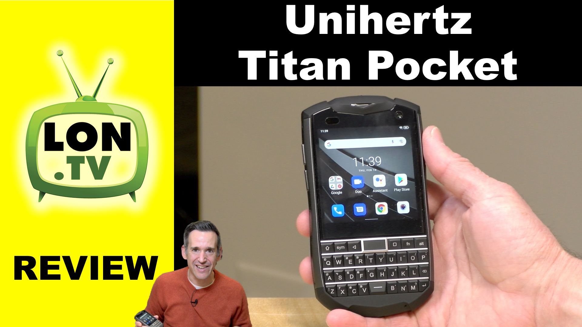 Watch Unihertz Titan Pocket Full Review! on Amazon Live